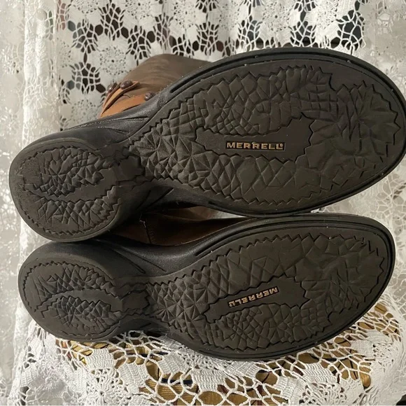 Merrell Women's Captiva Launch 2 Waterproof Boot in Cinnamon Molasses Size 7 - Picture 10 of 13